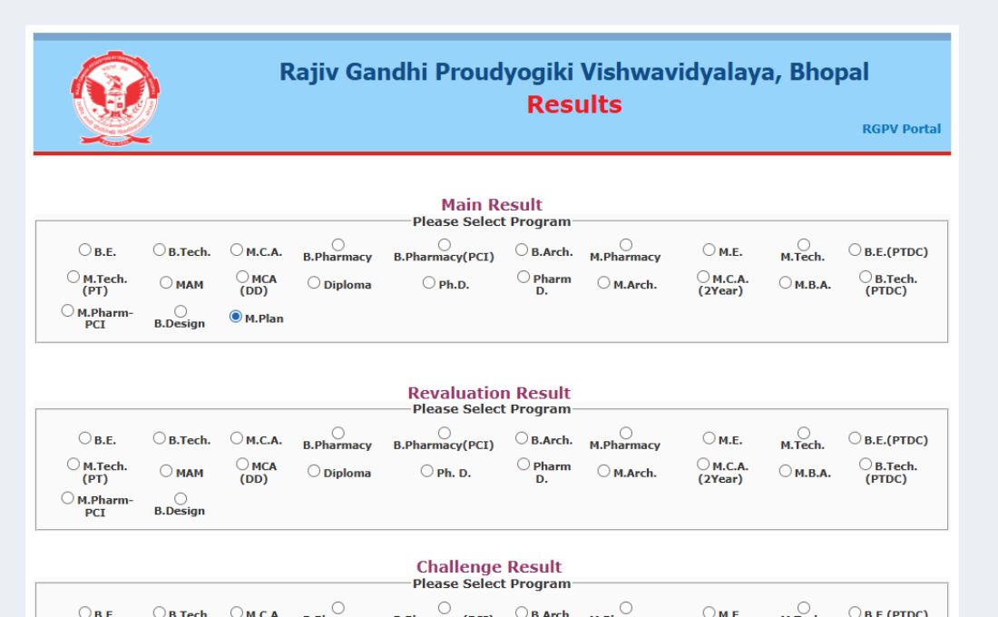 RGPV Result 2025-26 Out @rgpv.ac.in, Direct Link Active Here