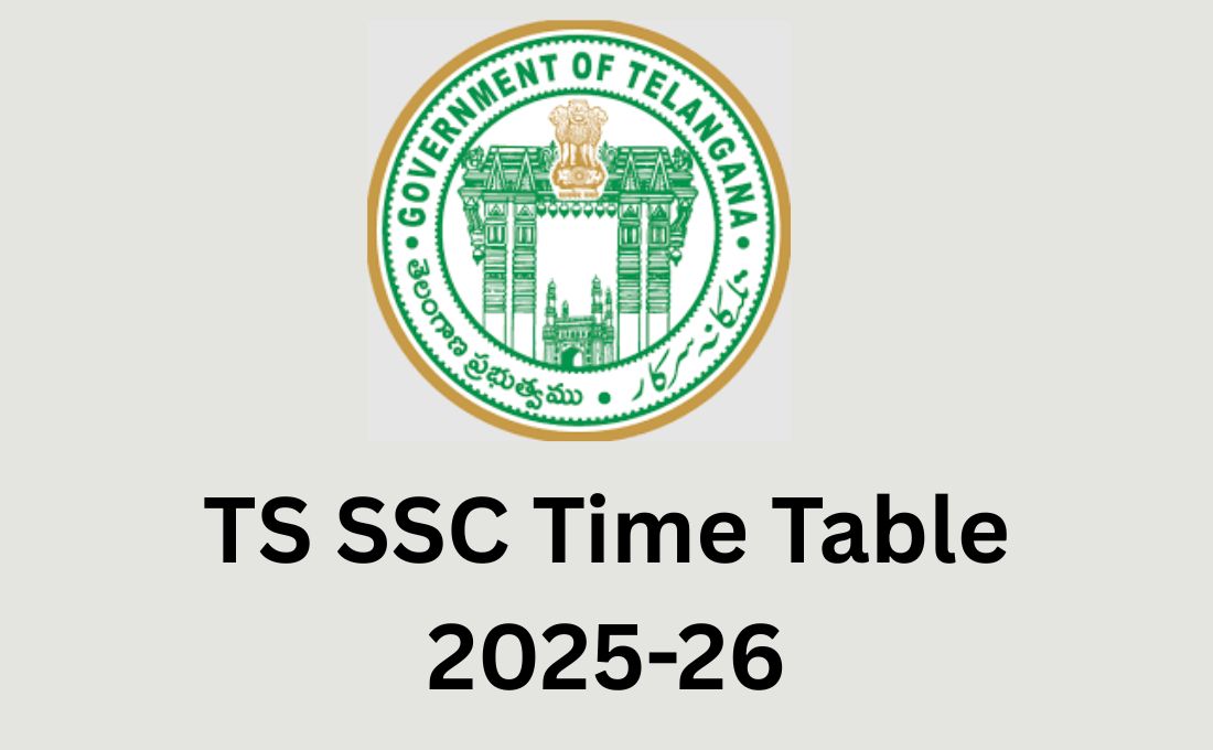 TS SSC Time Table 2025-26