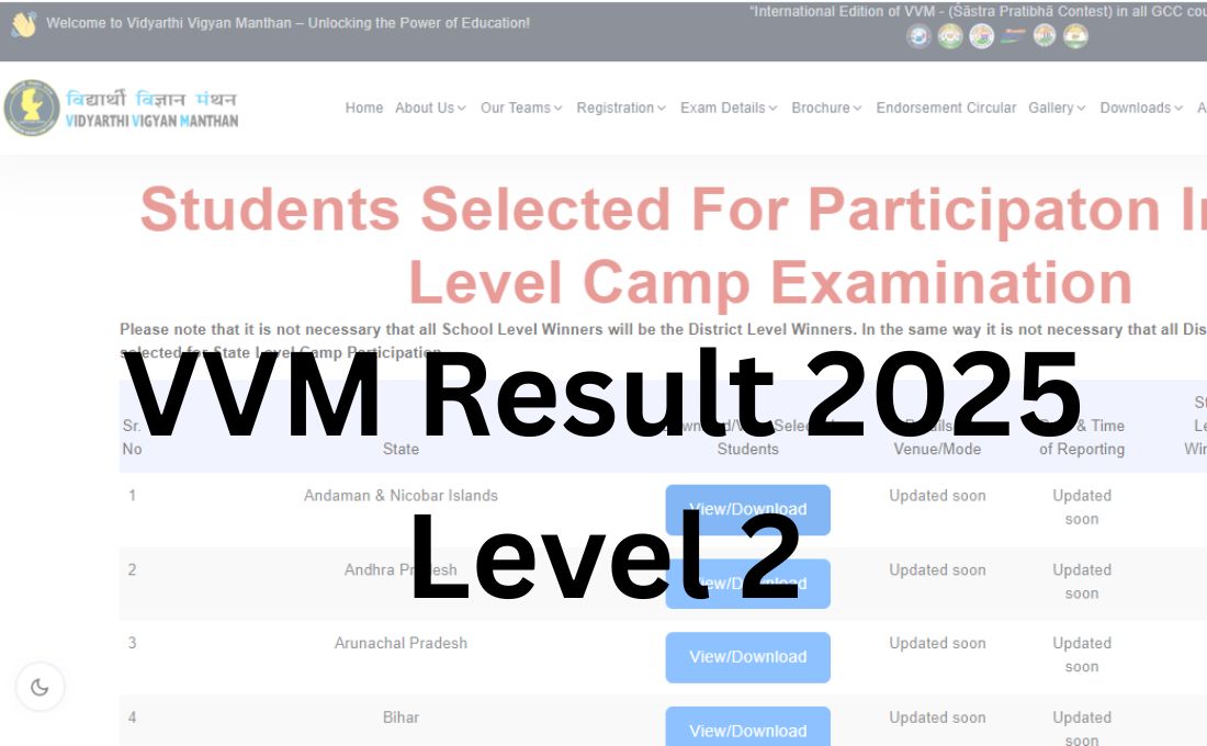 VVM Result 2025 Level 2