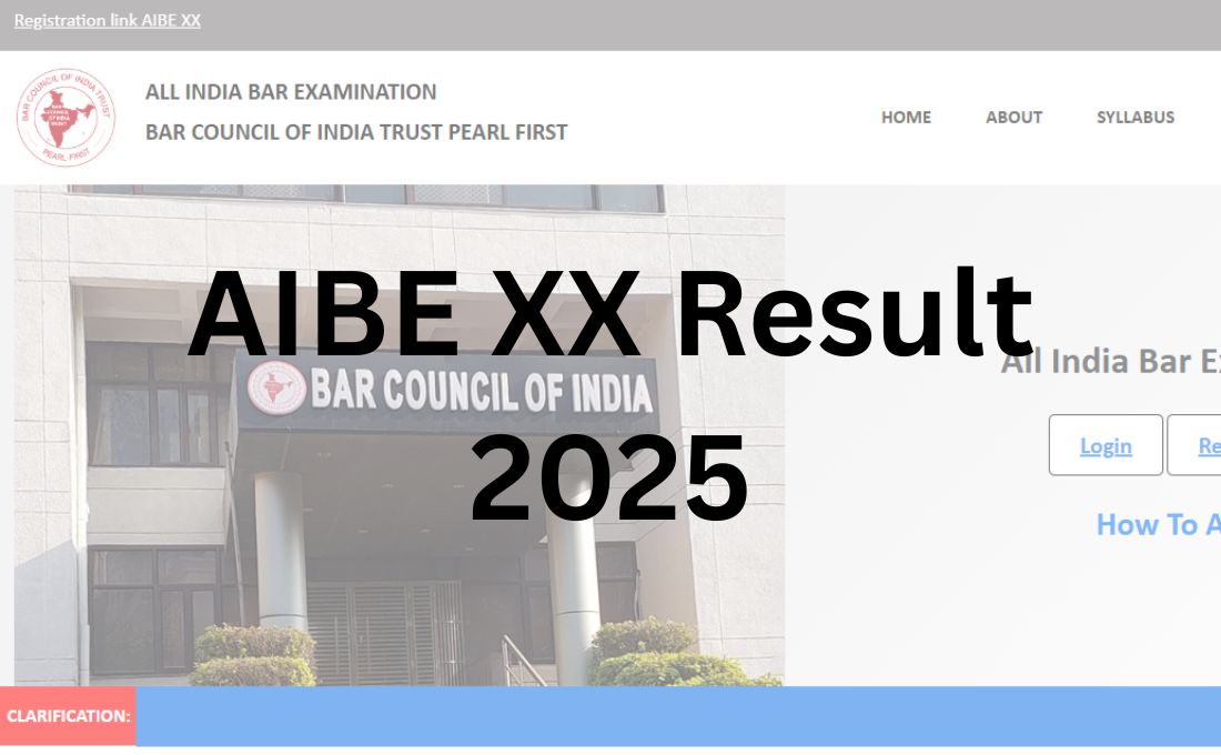 AIBE XX Result 2025-26