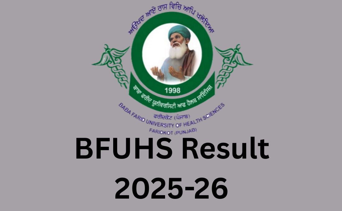 BFUHS Result 2025-26