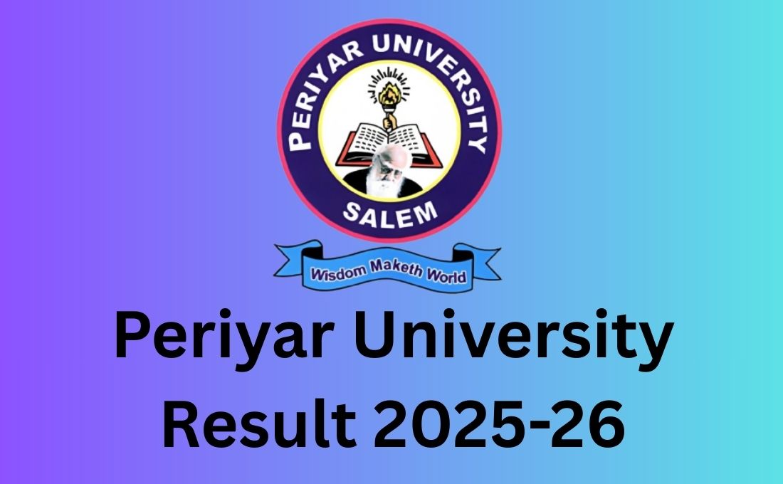 Periyar University Result 2025-26