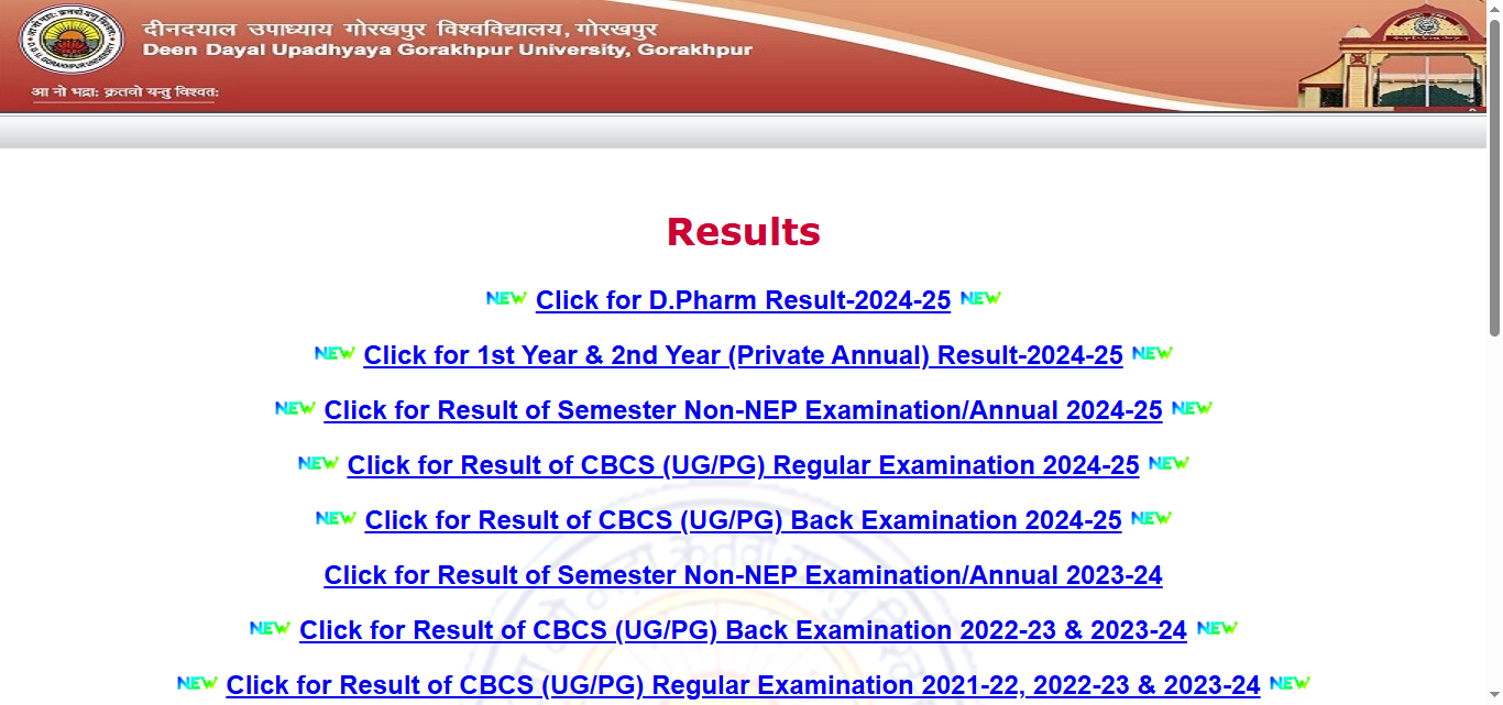DDU Result
