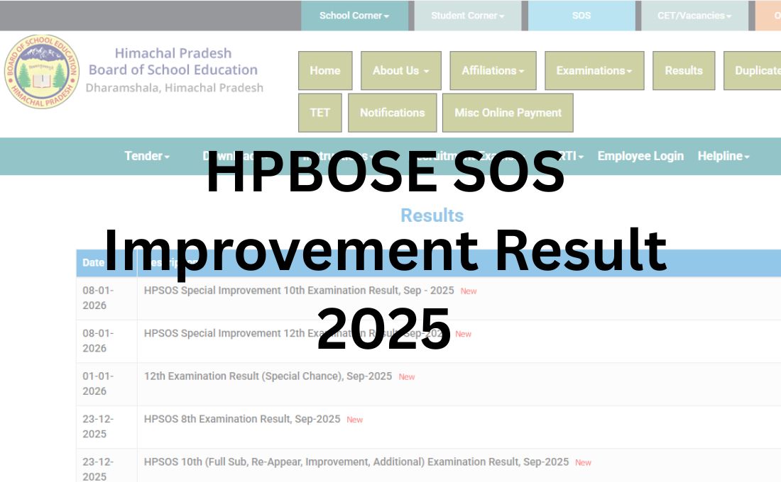 HPBOSE SOS Improvement Result 2025