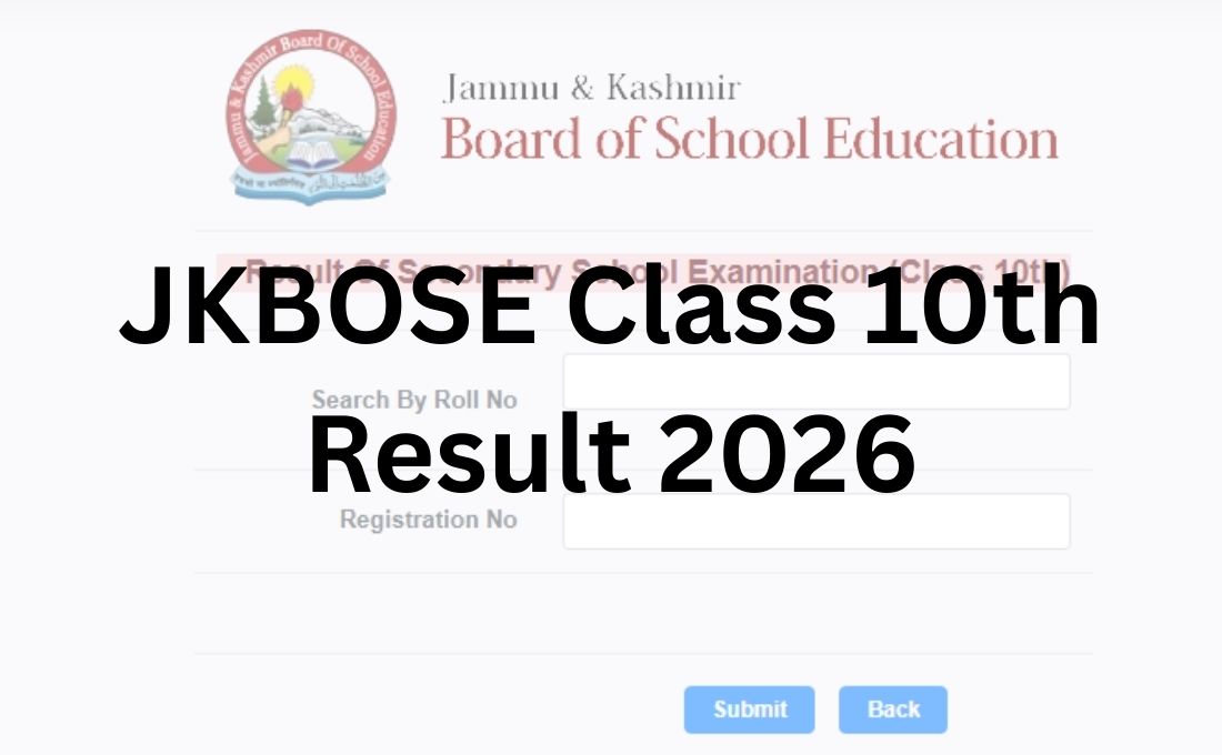 JKBOSE Class 10th Result 2026