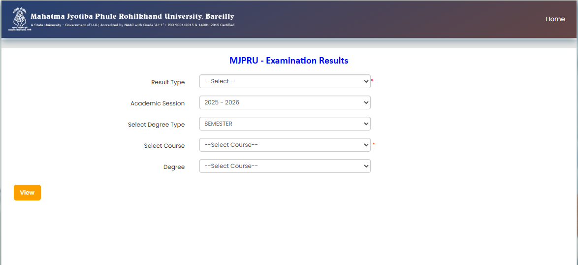 MJPRU Result