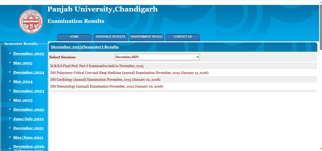 PU Result