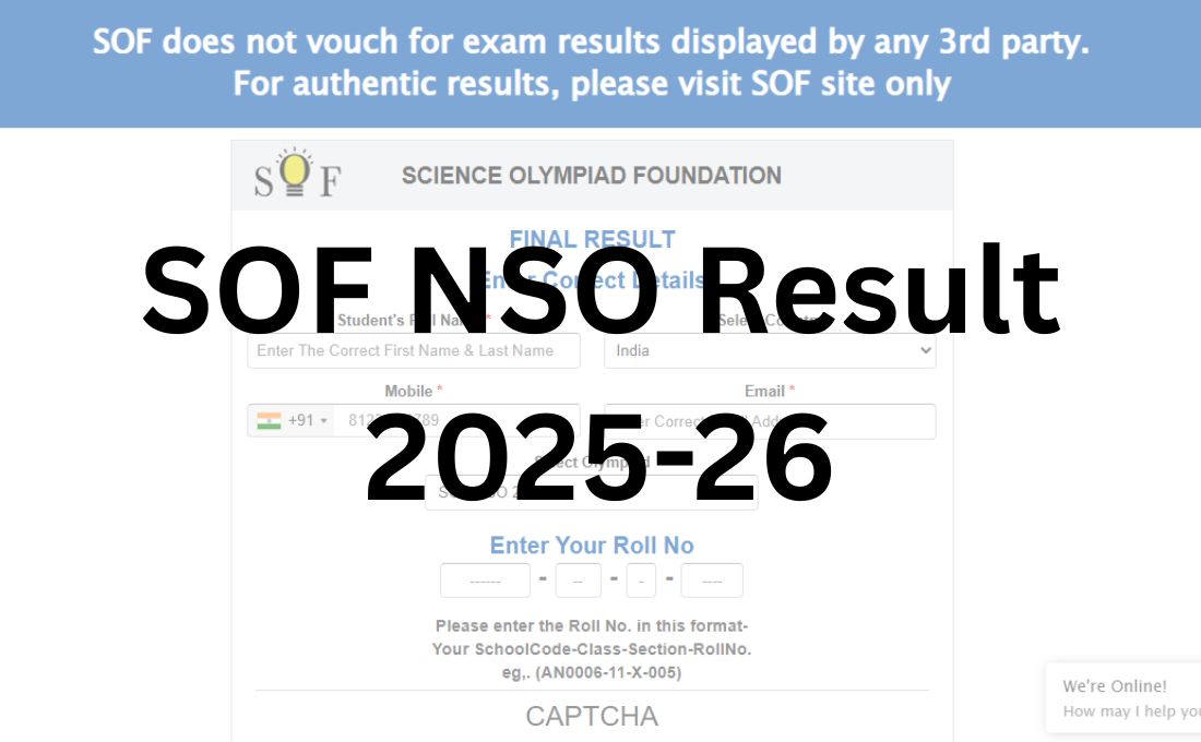 SOF NSO Result 2025-26