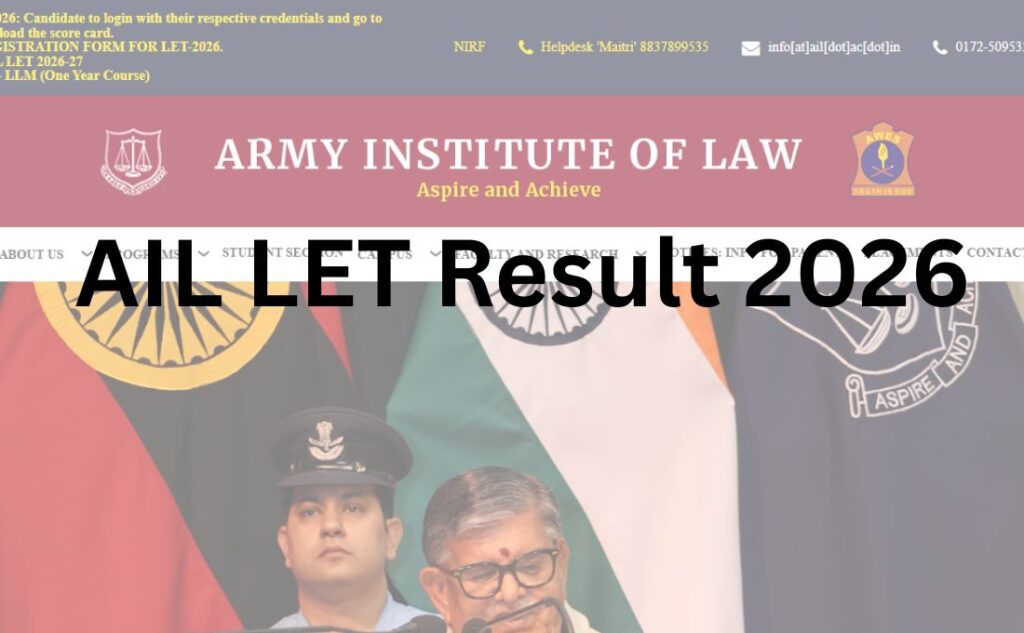 AIL LET Result 2026