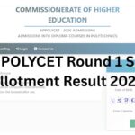 AP POLYCET Round 1 Seat Allotment Result 2026