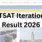 BITSAT Iteration 3 Result 2026