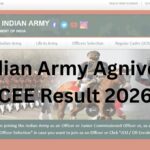 Indian Army Agniveer CEE Result 2026