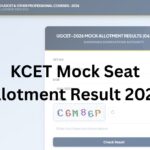 KCET Mock Seat Allotment Result 2026