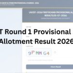 KCET Round 1 Provisional Seat Allotment Result 2026