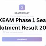 KEAM Phase 1 Seat Allotment Result 2026