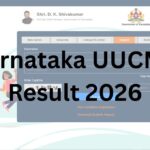 Karnataka UUCMS Result 2026