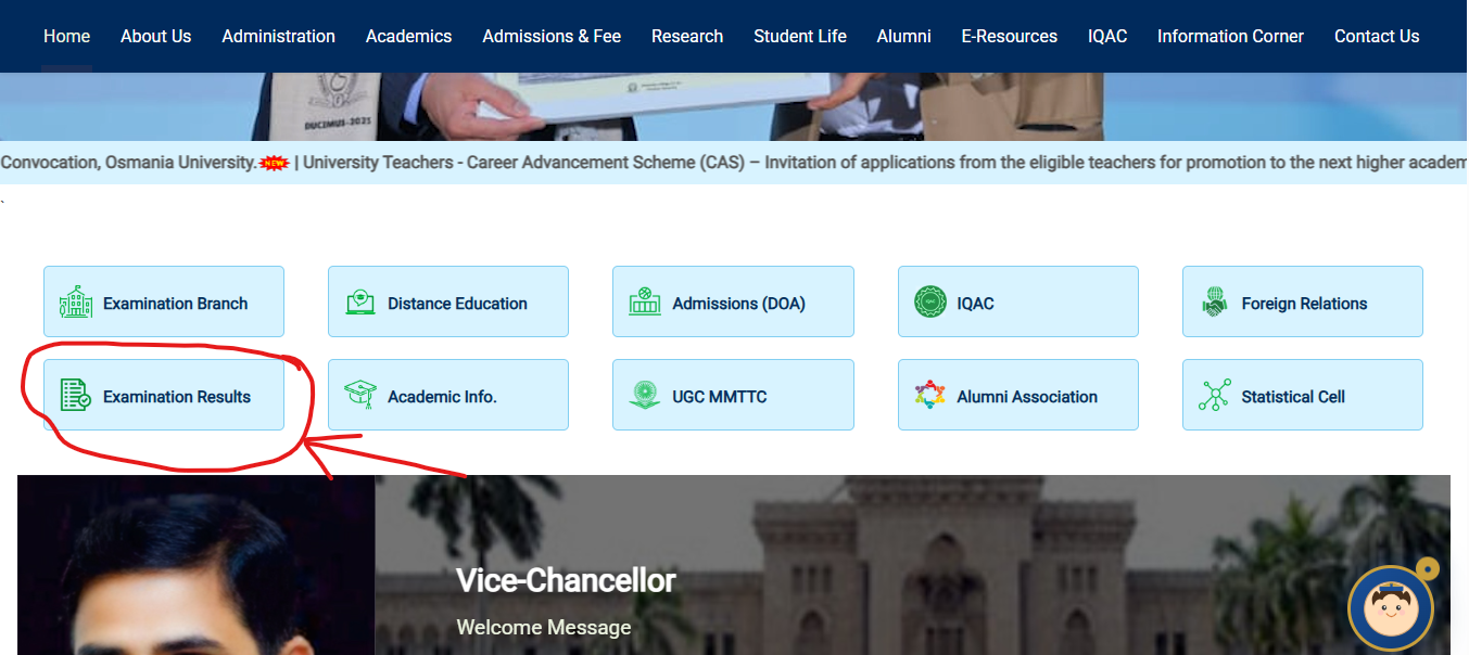 Osmania University Result