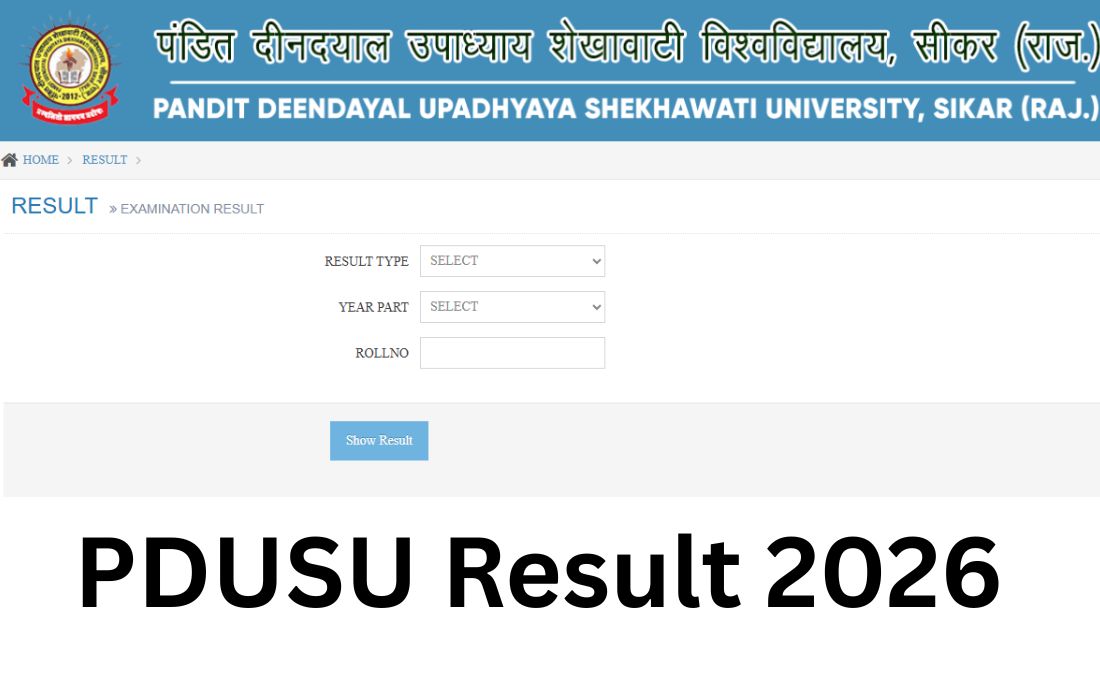 PDUSU Result 2026