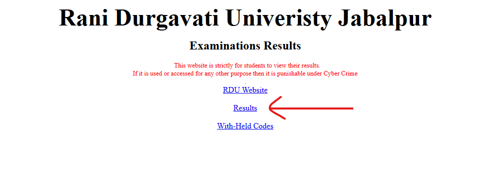 RDVV Result