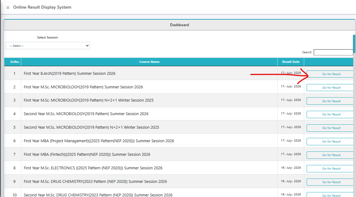 SPPU Result