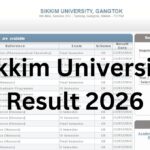 Sikkim University Result 2026