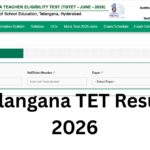 Telangana TET Result 2026