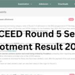 UCEED Round 5 Seat Allotment Result 2026