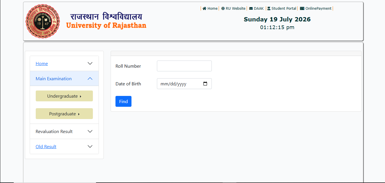 UNIRAJ Result