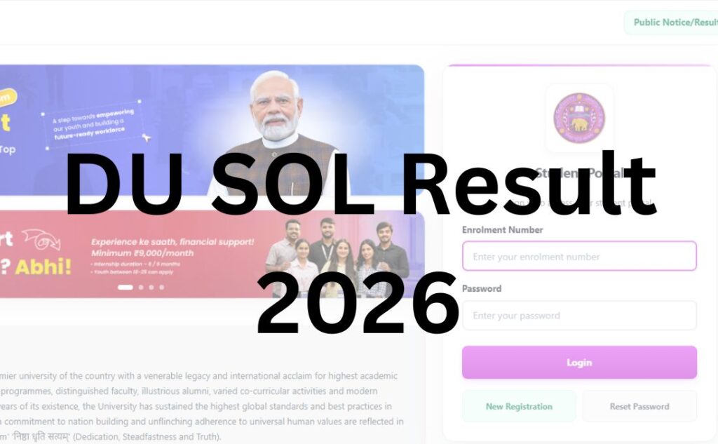 DU SOL Result 2026