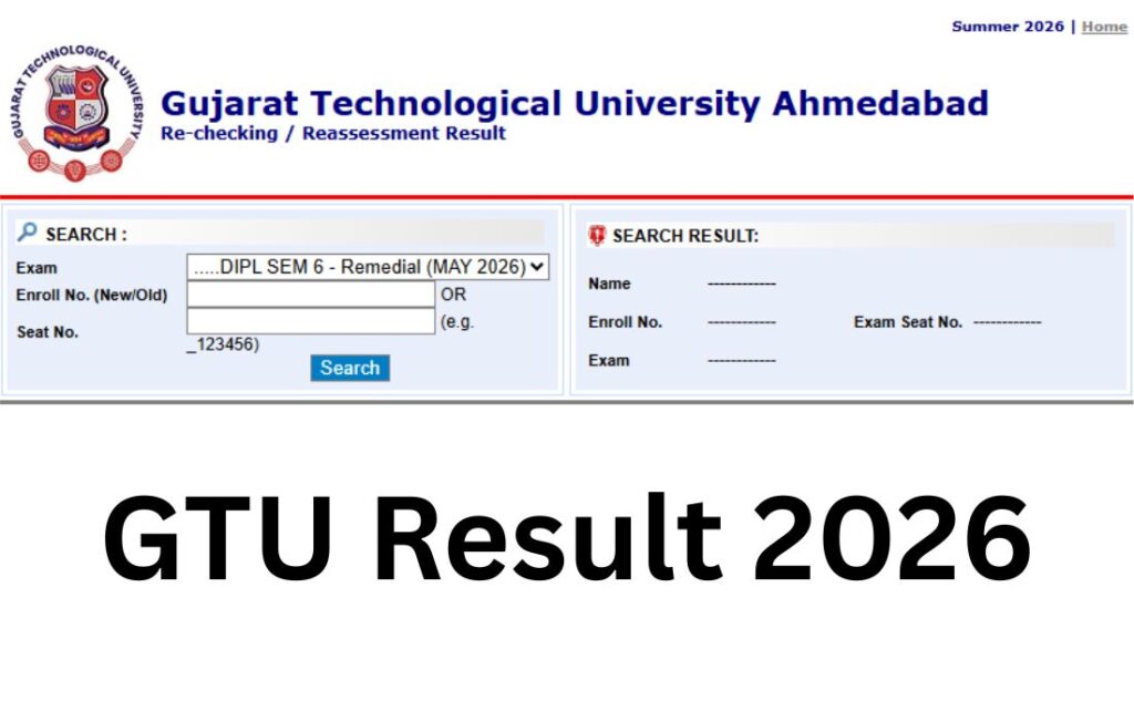 GTU Result 2026