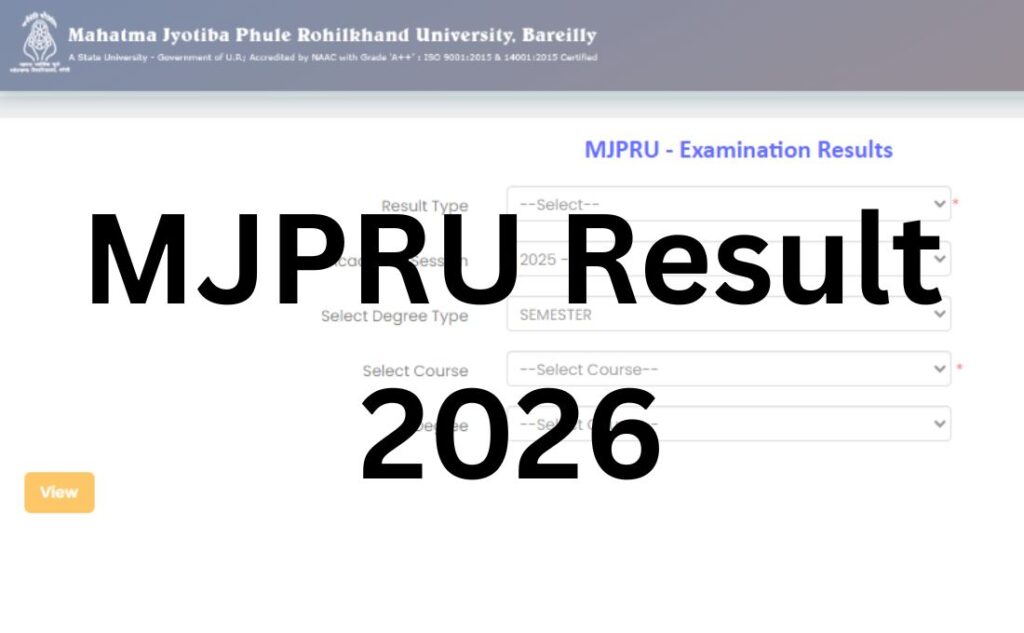 MJPRU Result 2026