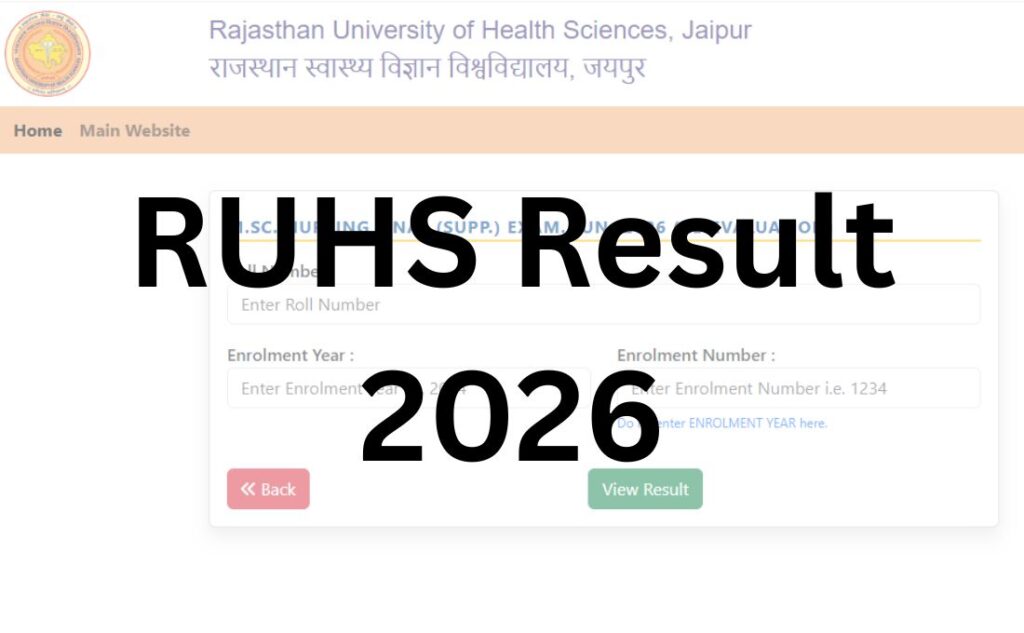 RUHS Result 2026