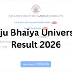 Rajju Bhaiya University Result 2026