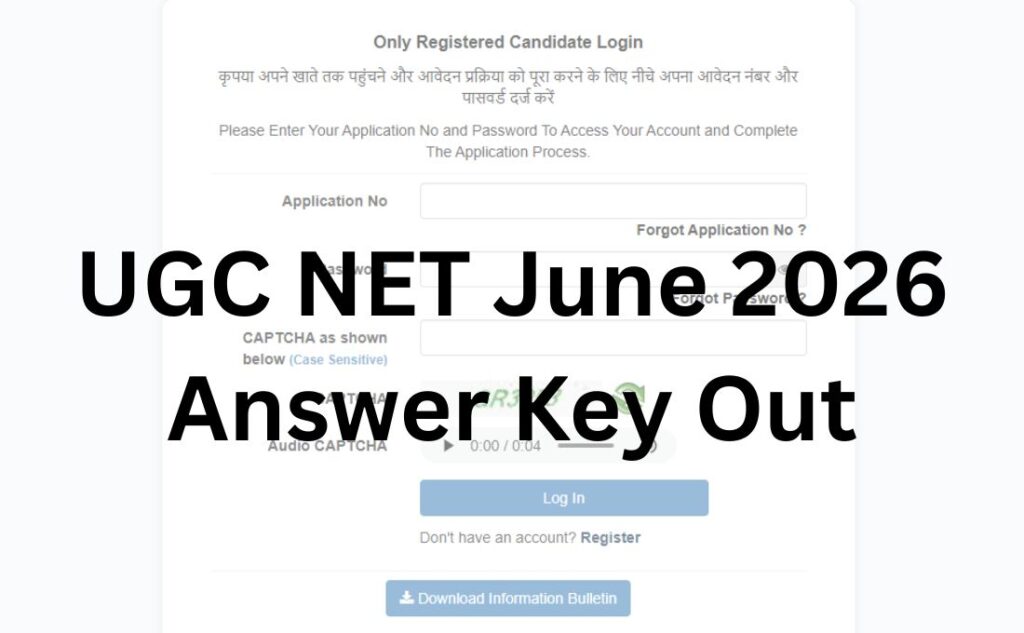 UGC NET June 2026 Answer Key Out