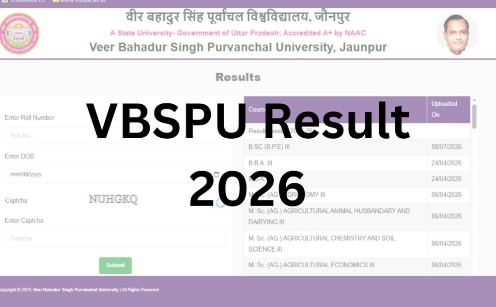 VBSPU Result 2026